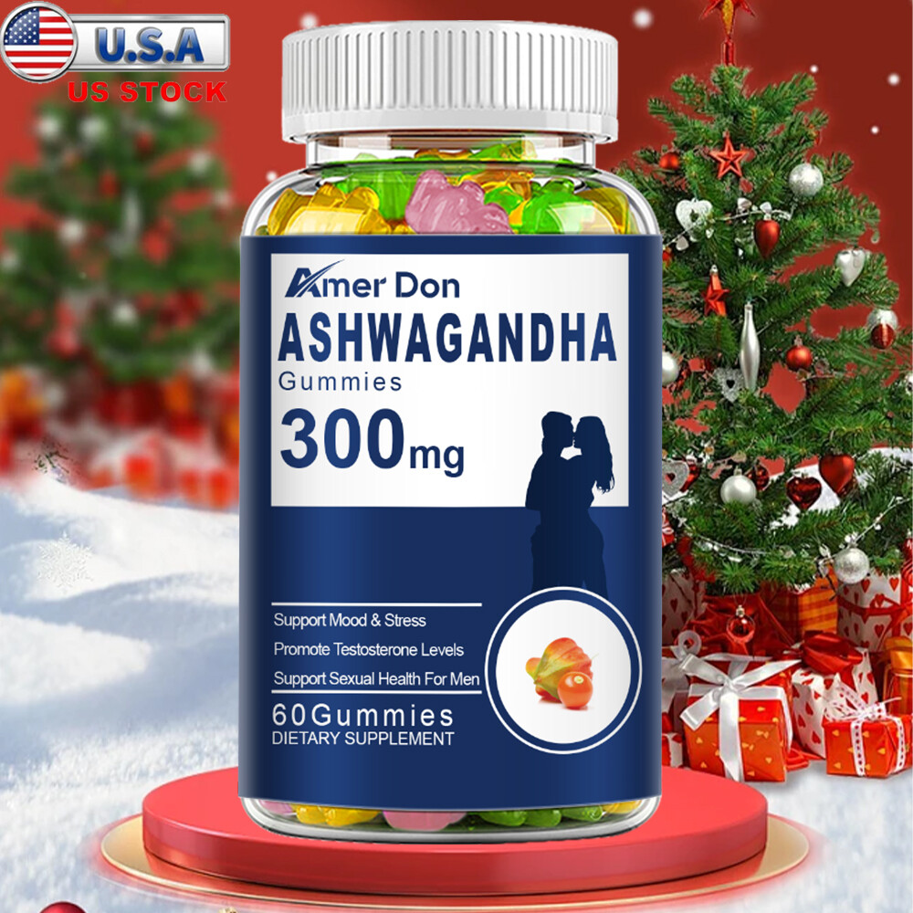 Ashwagandha Gummies-High Absorption Sleep Support Stress Fatigue Anxiety Relief
