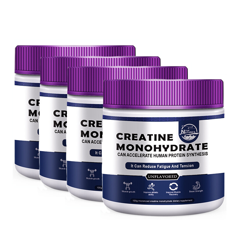 Creatine Monohydrate Powder Muscle gain (Micronized) 5g per serv 100g Unflavored