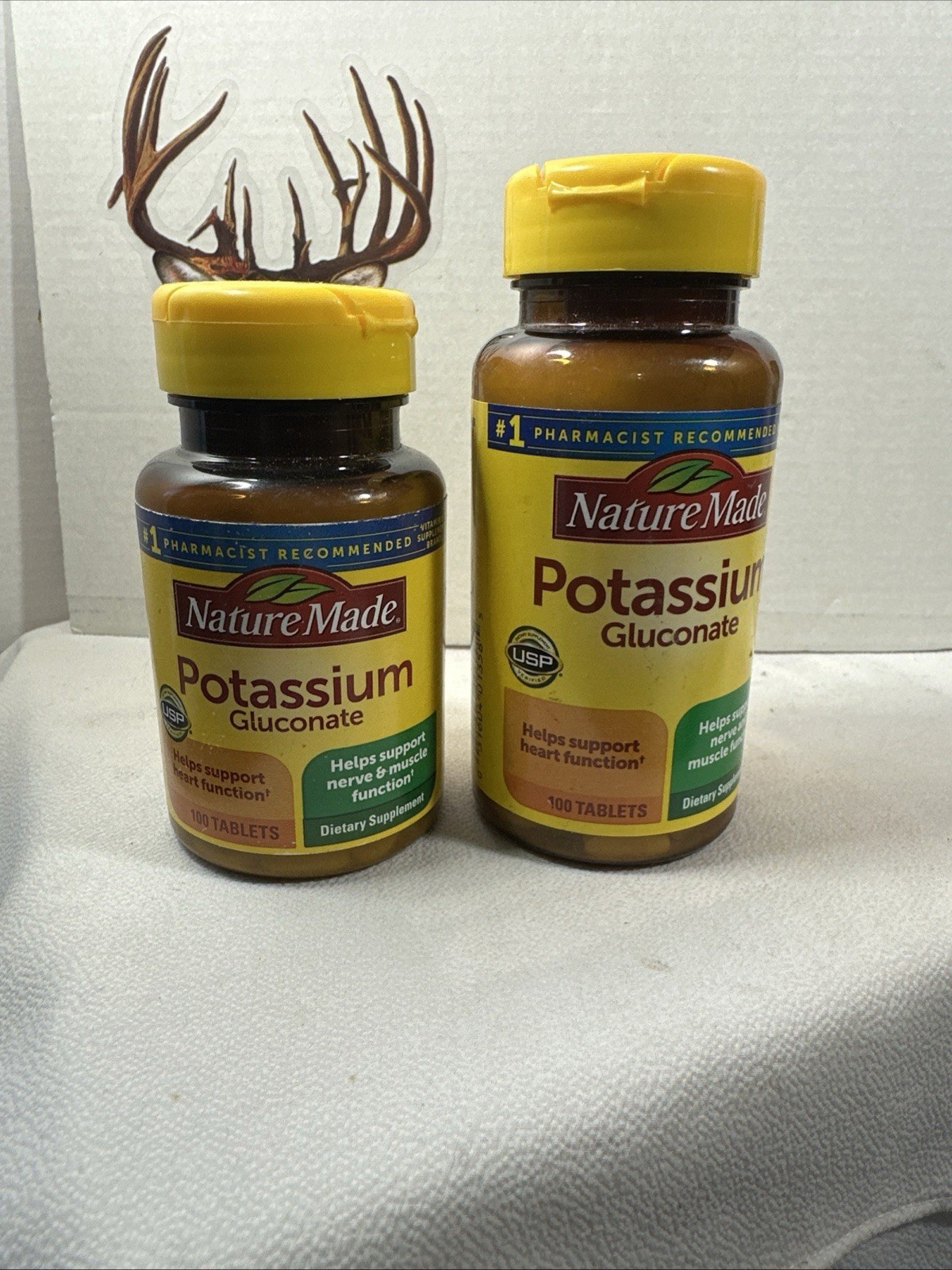 2x Nature Made Potassium Gluconate 550mg, 100×2 tablets FREE SHIPPING