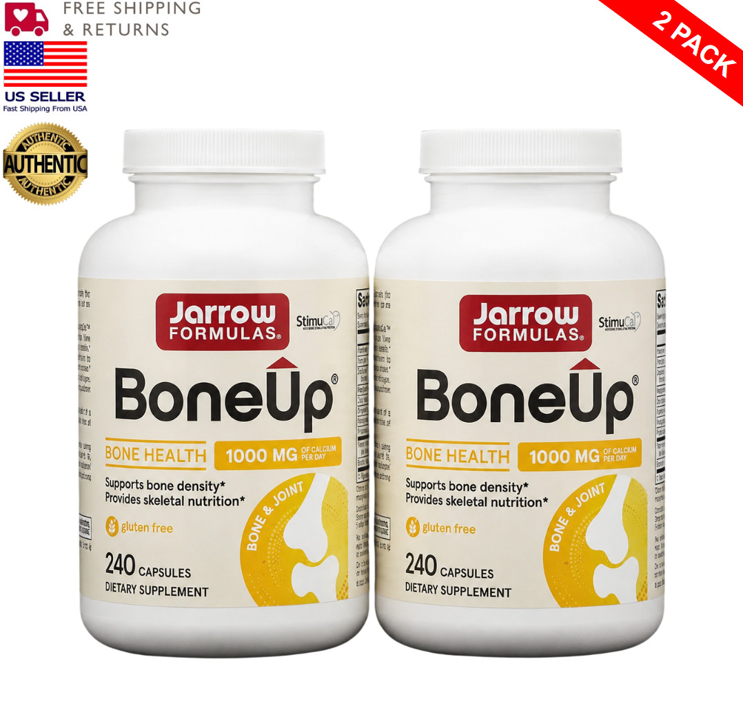 [ Pack of 2 ] Jarrow Formulas BoneUp 1000mg 240 Capsules | EXP 10/2026
