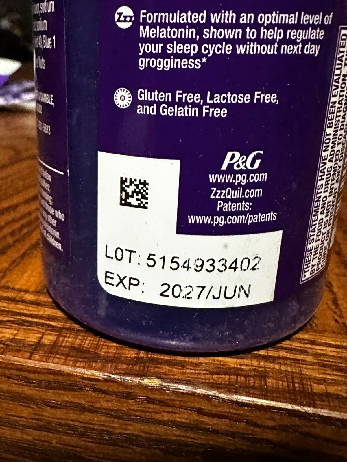 ZzzQuil Pure Zzzs Melatonin+ Sleep Aid Gummies 48 Gummies 6/2027