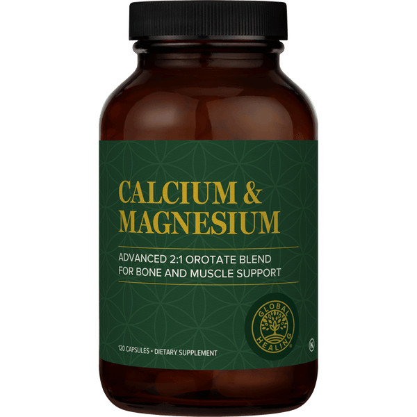 Calcium & Magnesium 2:1 Orotate Complex Blend Supplement – 120 Capsules