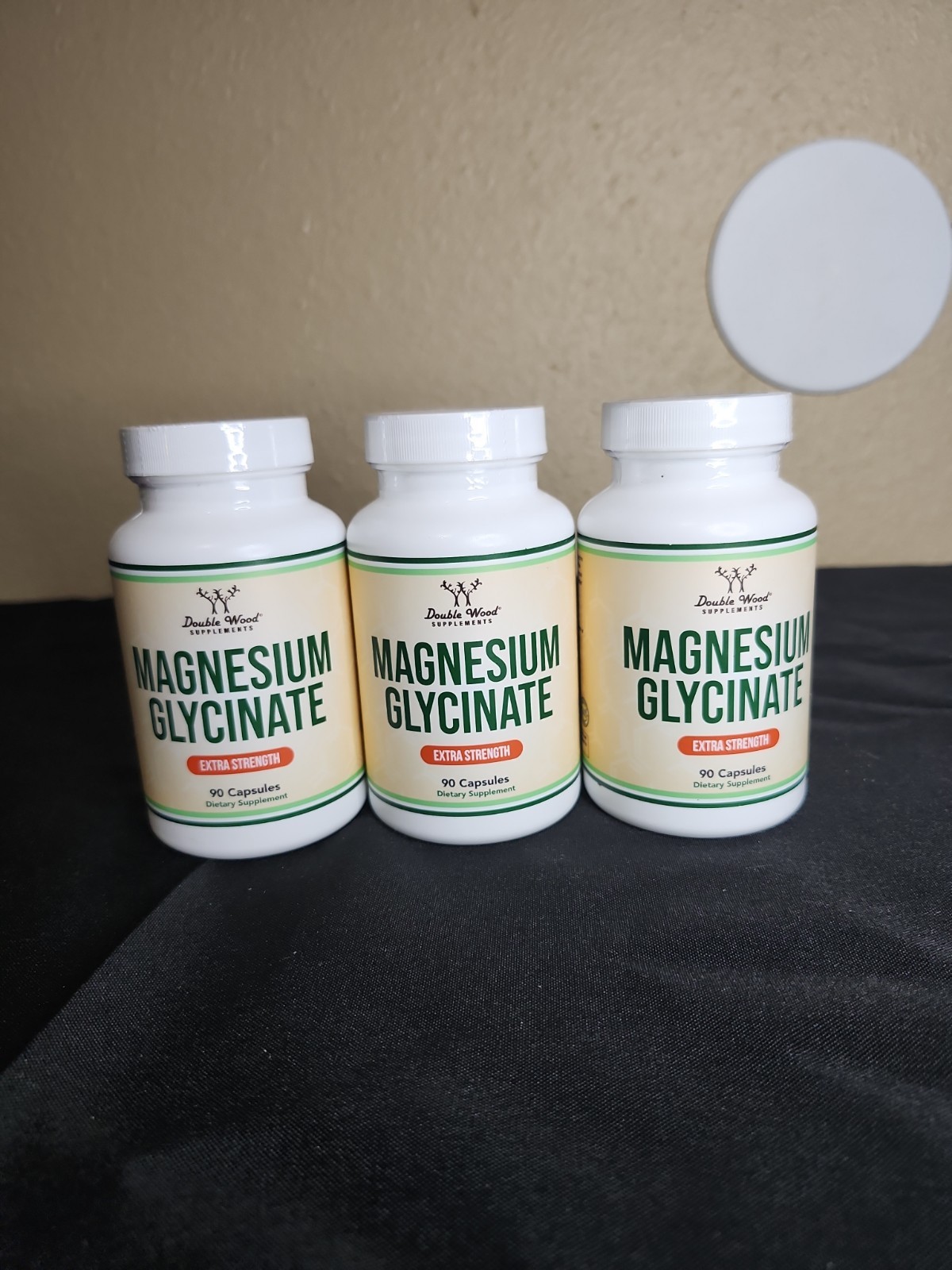 Double Wood Pack Of Three Extra Stregnth Magnesium Glycanate