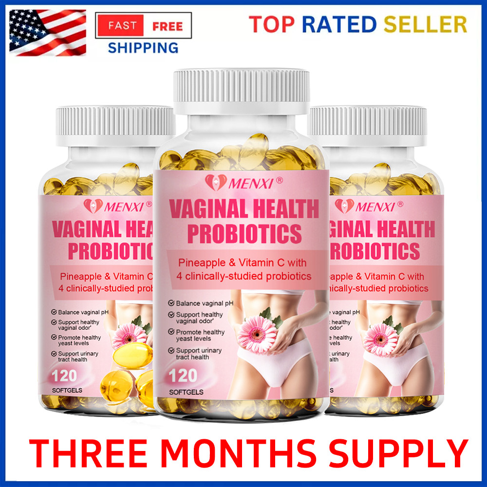 3 PACK Vaginal Probiotics for Women pH Balance w/ Prebiotic Women’s Probiotic
