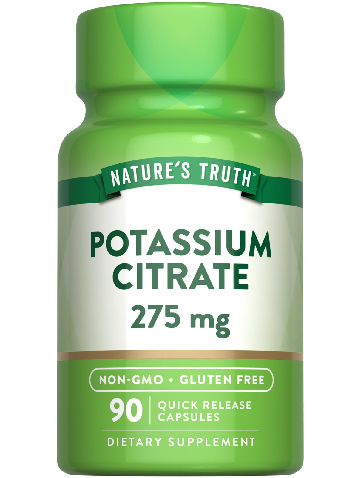 Nature’s Truth Potassium Citrate Supplement | 275mg | 90 90 count (Pack of 1)