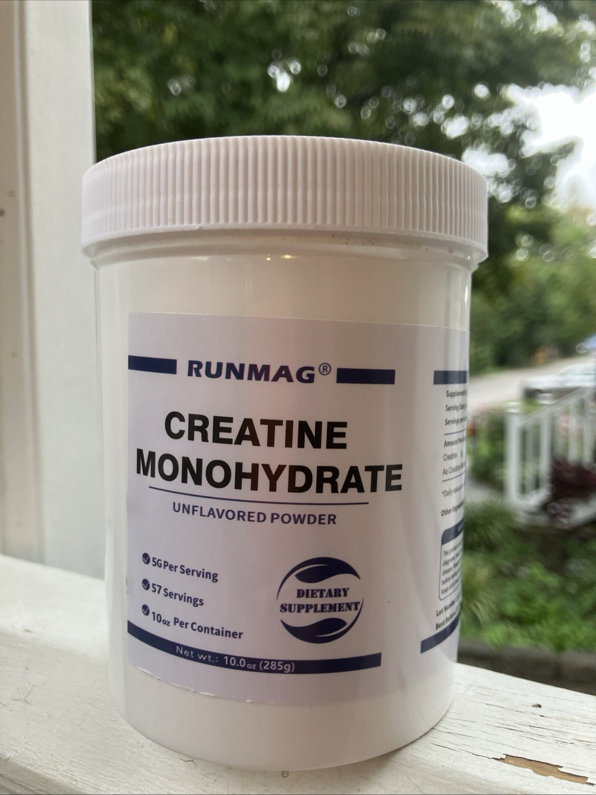 Creatine Monohydrate Non-Flavored Powder, 5G per Serving, 57 Servings; Increased