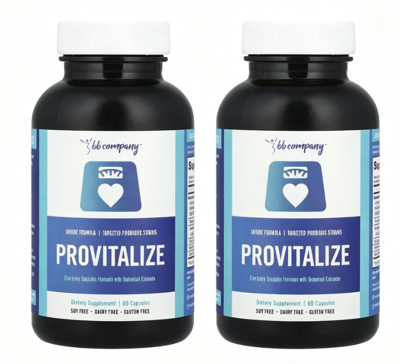2 -PACK Better Body Co. Provitalize Probiotic Expires 01/2027 New Sealed