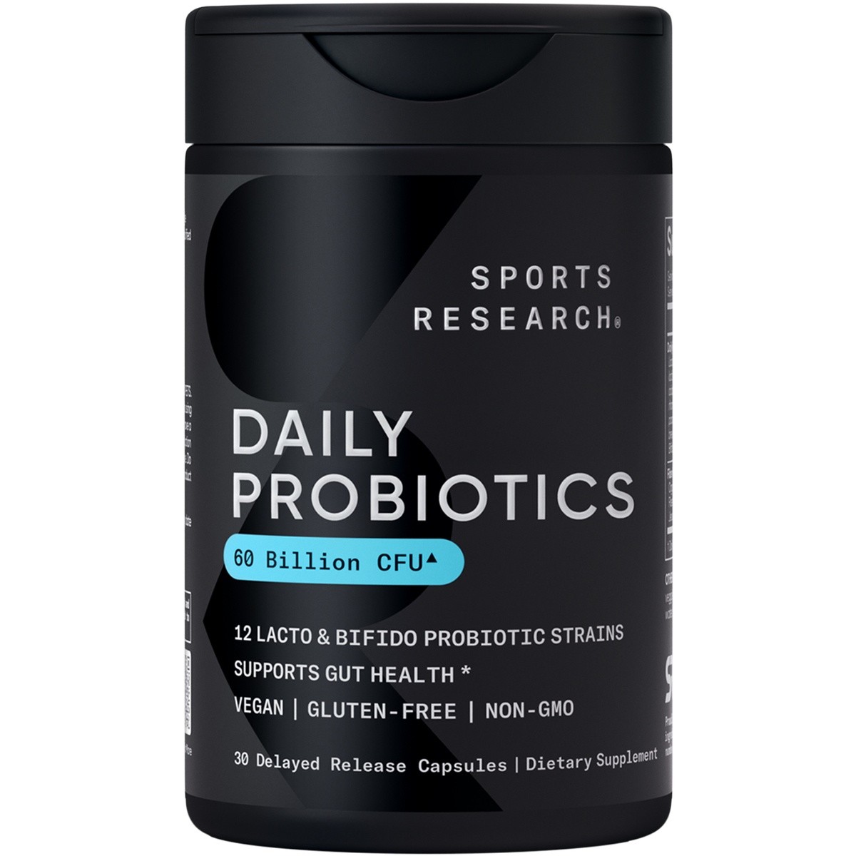 Daily Probiotics w/ Prebiotics 60 Billion CFU Vegan Gut & Digestive Health 30ct