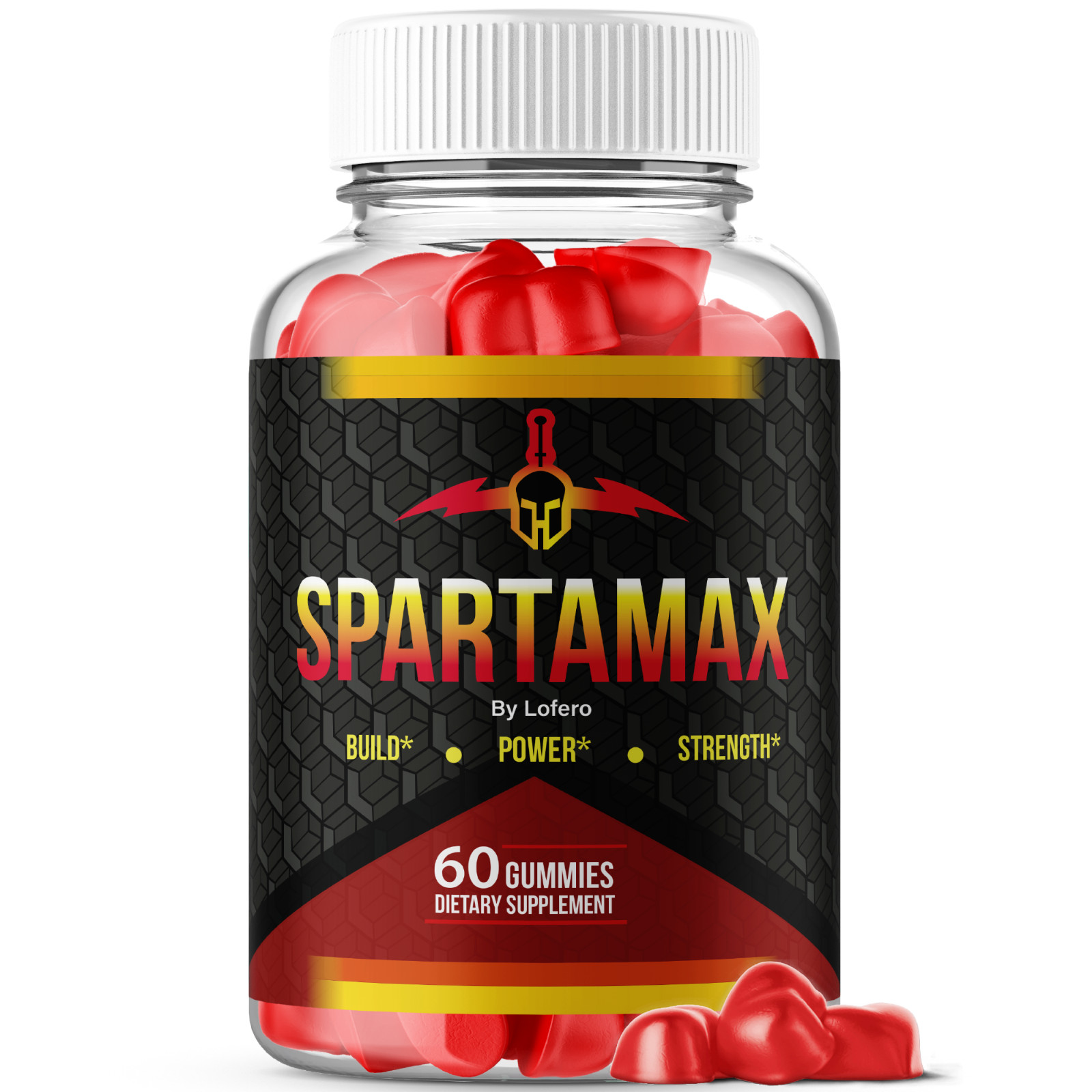 Spartamax Gummies Sparta Max Male Energy & Stamina Support Vitality (60ct)