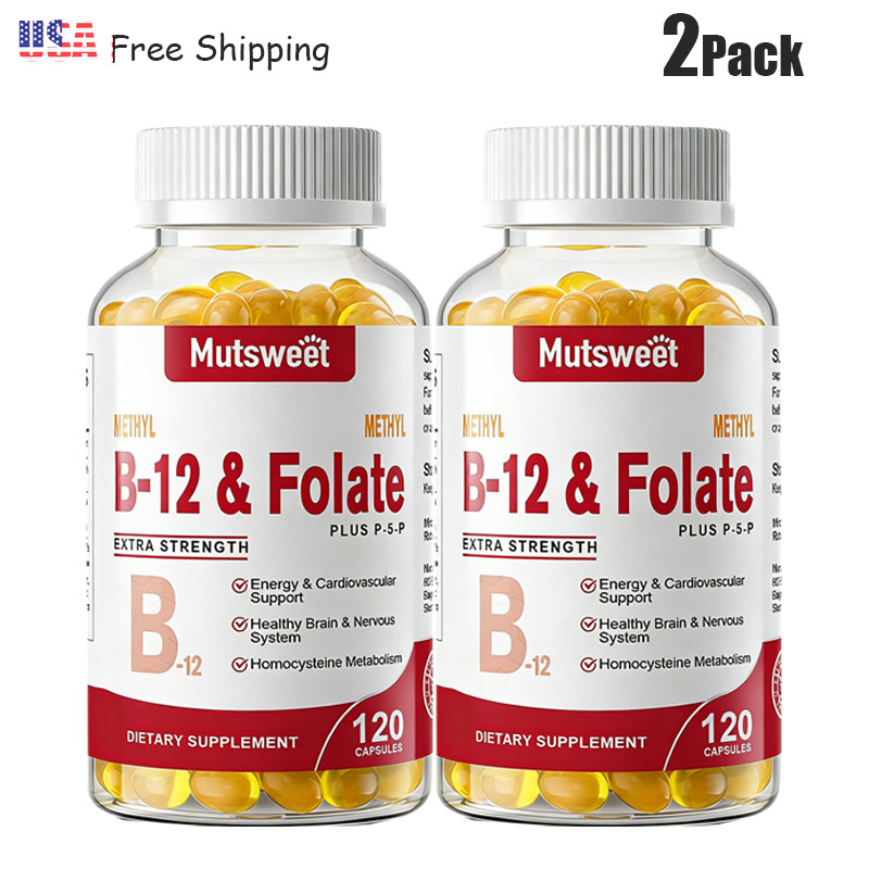 2PACK Vitamin B12 (Methylcobalamin) 1000mcg Energy Booster Nervous System Health