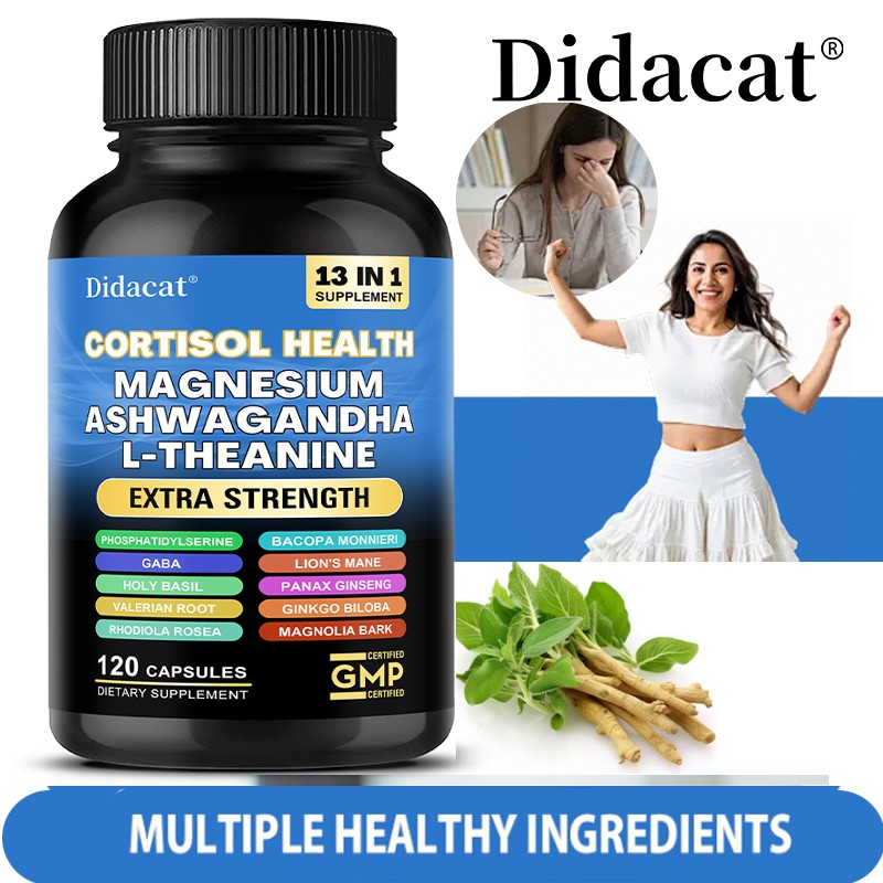 Cortisol Health – with Magnesium – Ashwagandha – for balanced mood and sleep