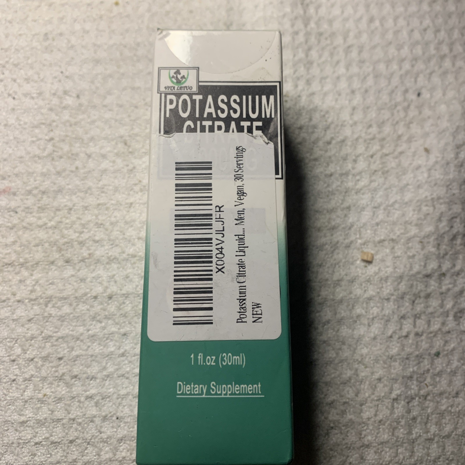 Potassium Citrate Liquid Drops,Potassium Supplement 1000Mg Liquid Support Muscle