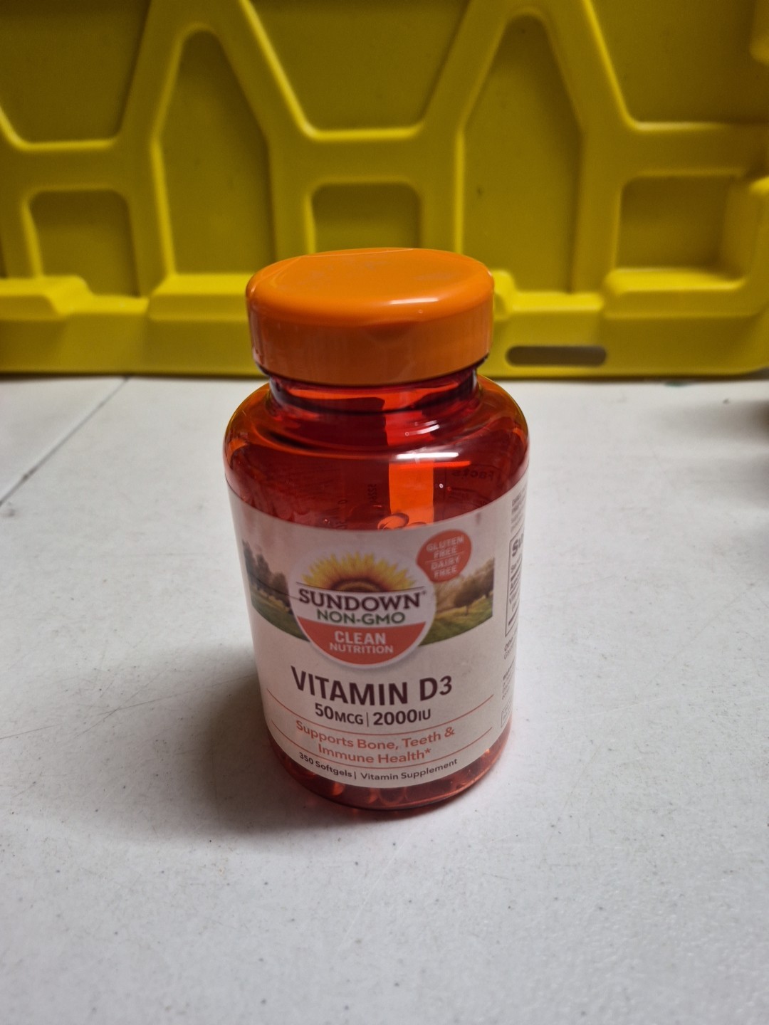 Sundown Vitamin D3 2000iu 50mcg 350 Softgels Bone Teeth Immune Heath EXP 02/26+