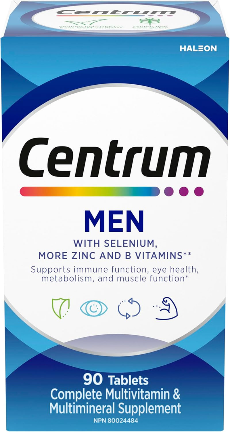 Men Multivitamins/Minerals Supplement, 90 Tablets (Packaging May Vary)