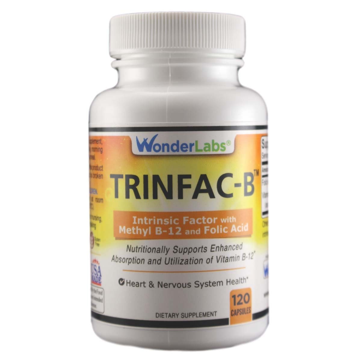 Intrinsic Factor Vitamin B12 Folic Acid Supplement 1000mcg Capsules 400mcg
